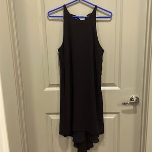 Mossimo size M, hi-lo black dress with shell. Tie at back of neck. Like new!
